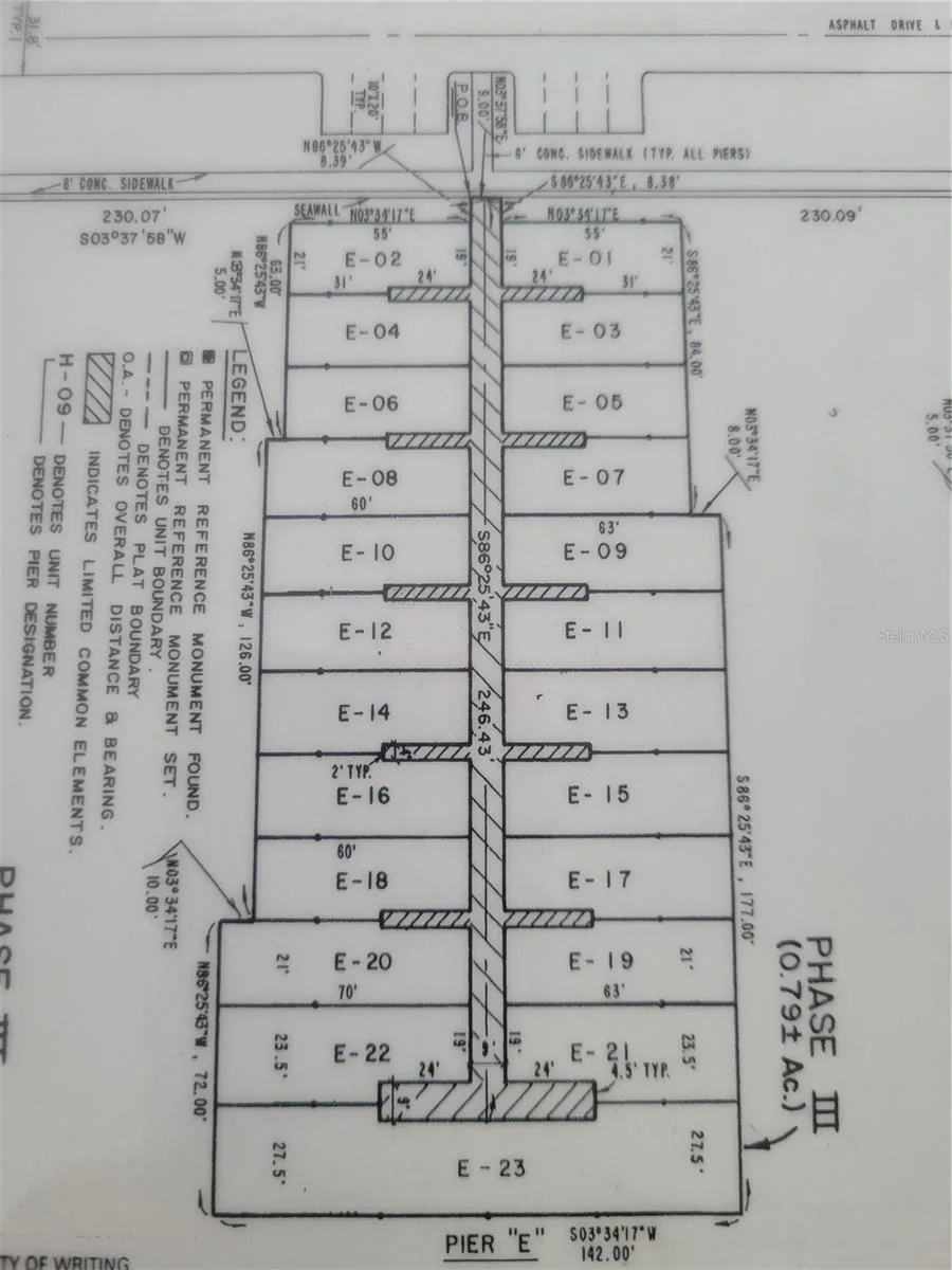 Slip E-16, 60 x 21 with usable beam of 19 ft.