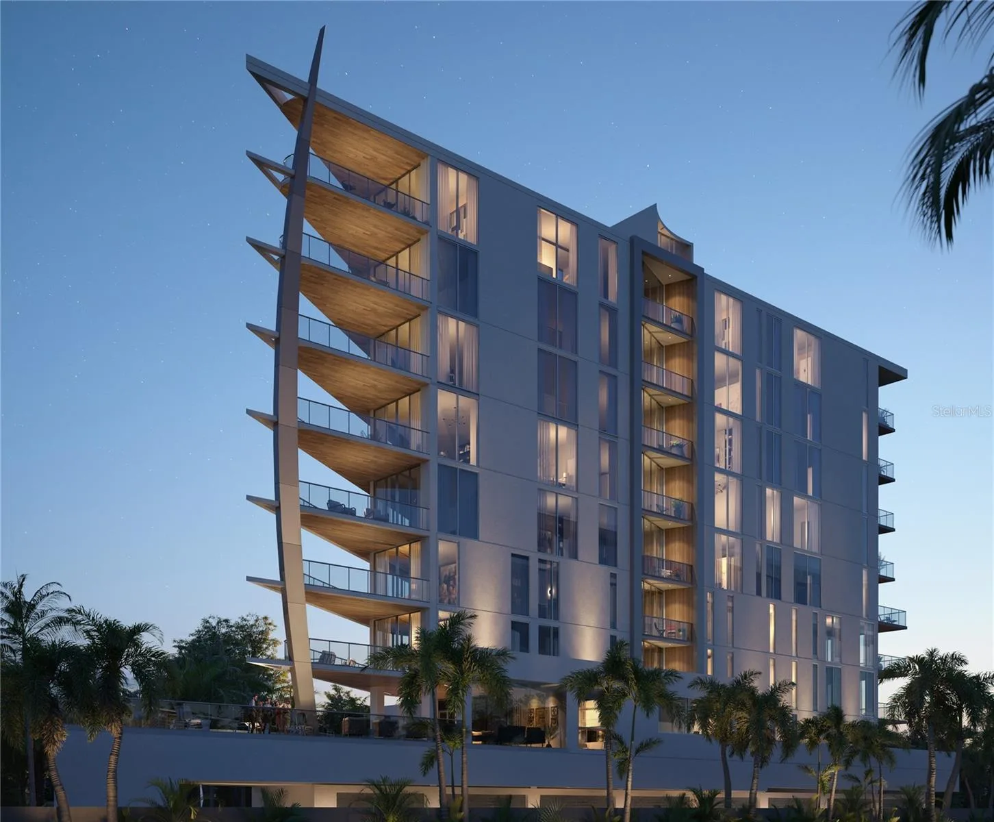 Artistic Landmark Rising 10 Levels with 10 Residences