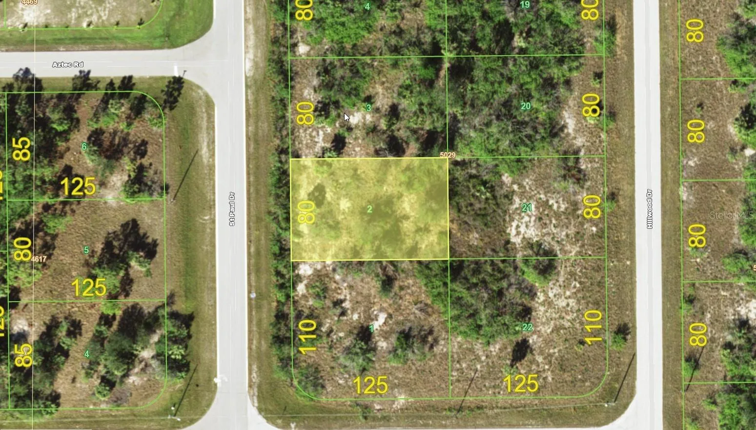 Nice lot in quiet location.