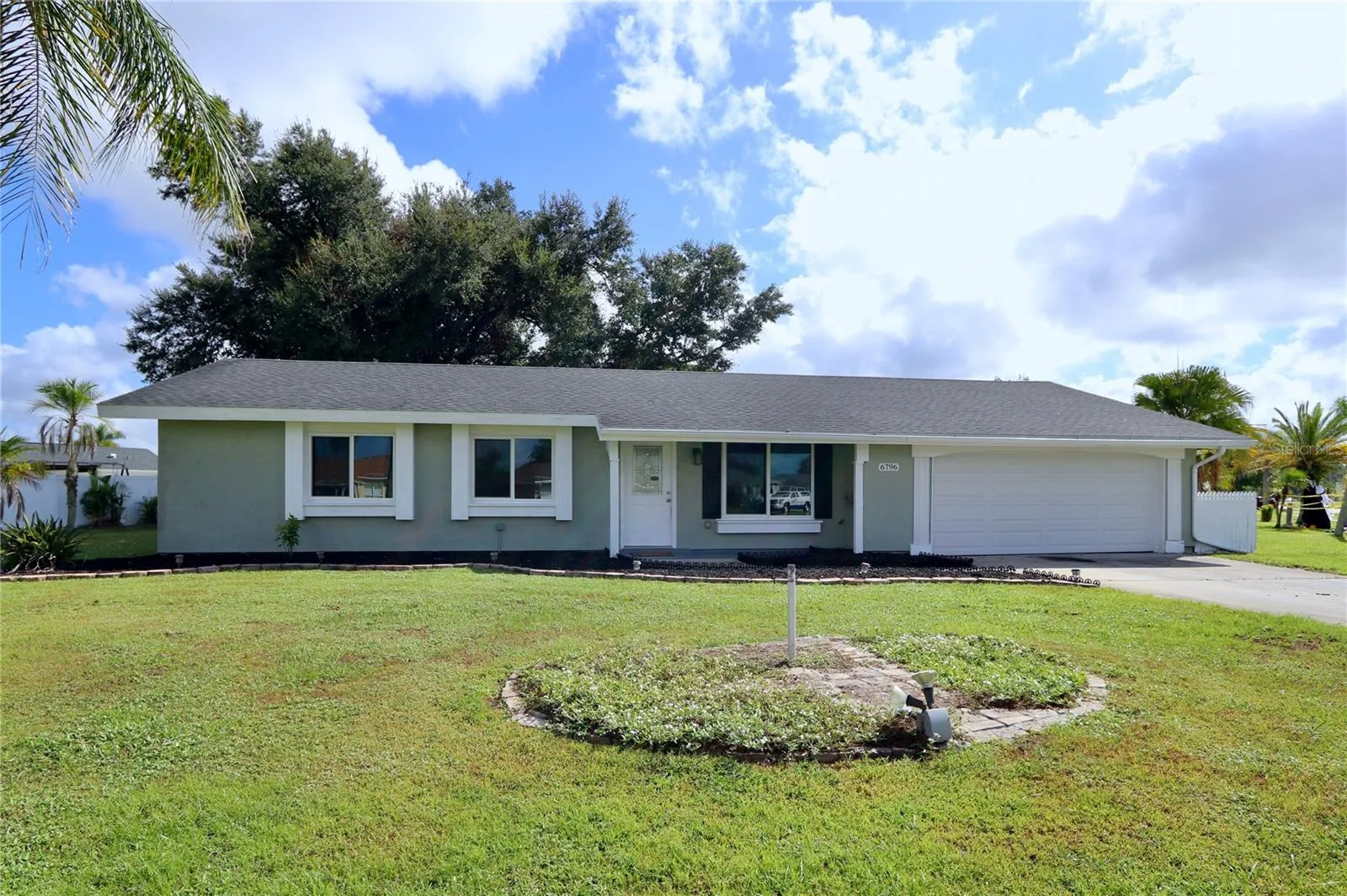 Front (house is set diagonally)