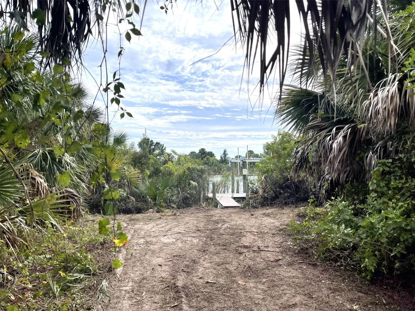 Path to your view and dock/boat lift