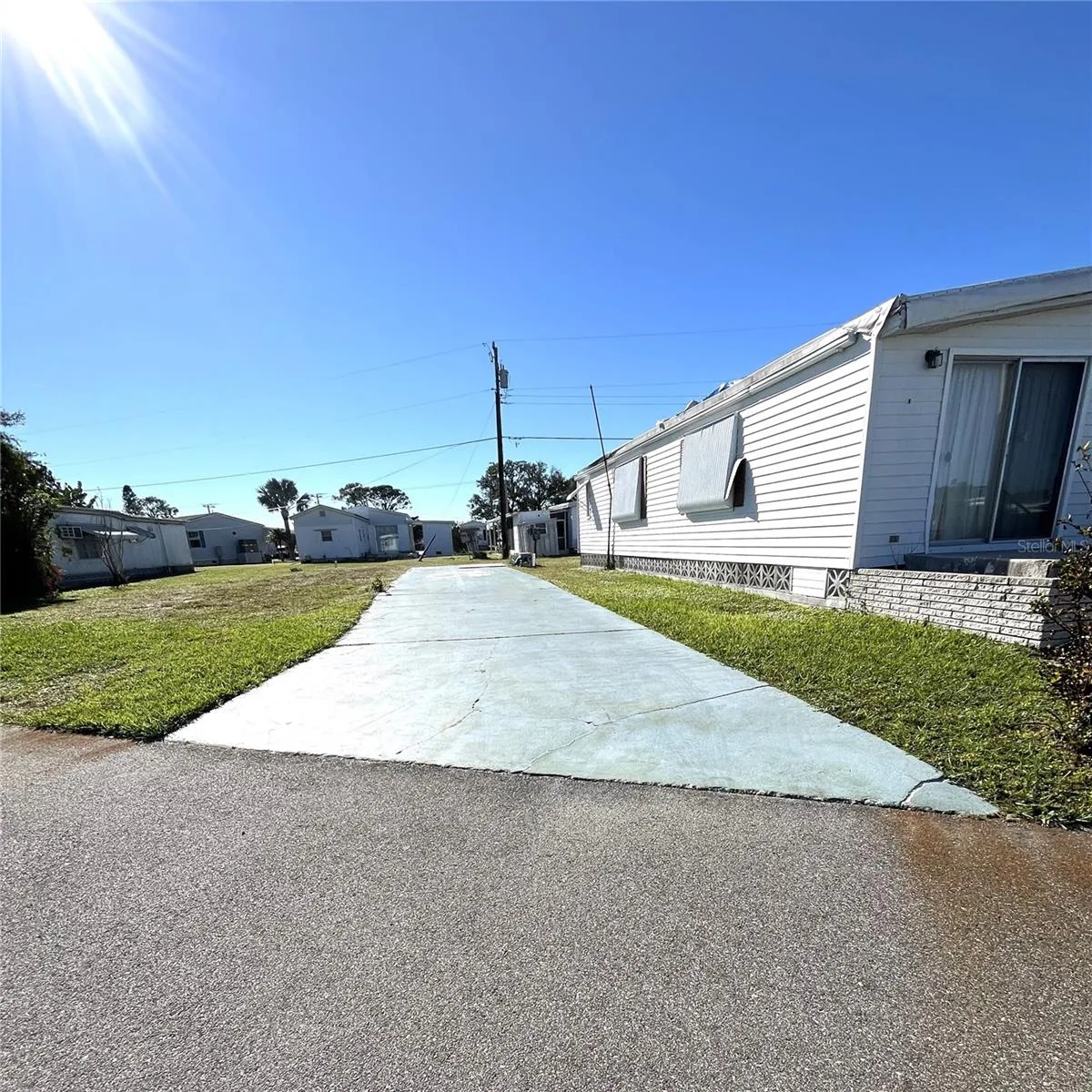 Front of lot