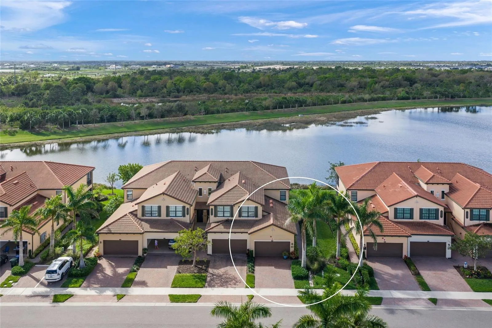Aerial Showing Condo and water view