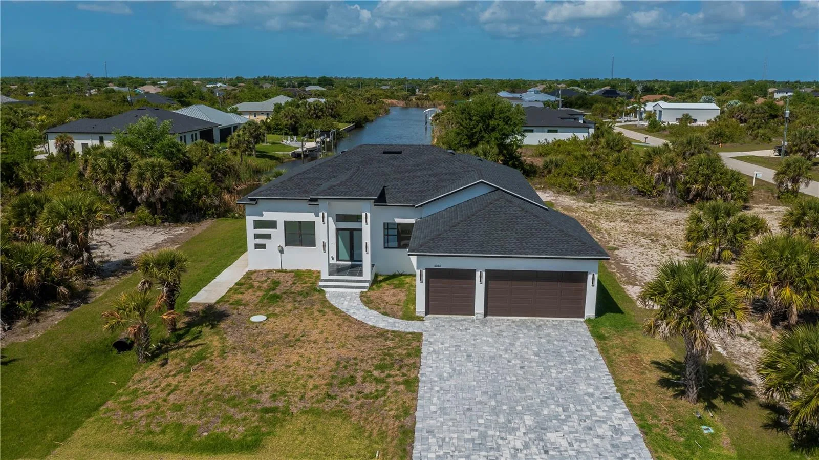 Custom 2025 Waterfront Estate with Gulf Access.
