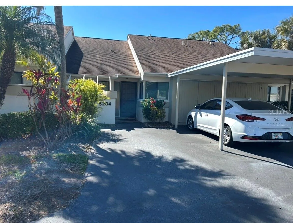 Entrance to the Unit and carport