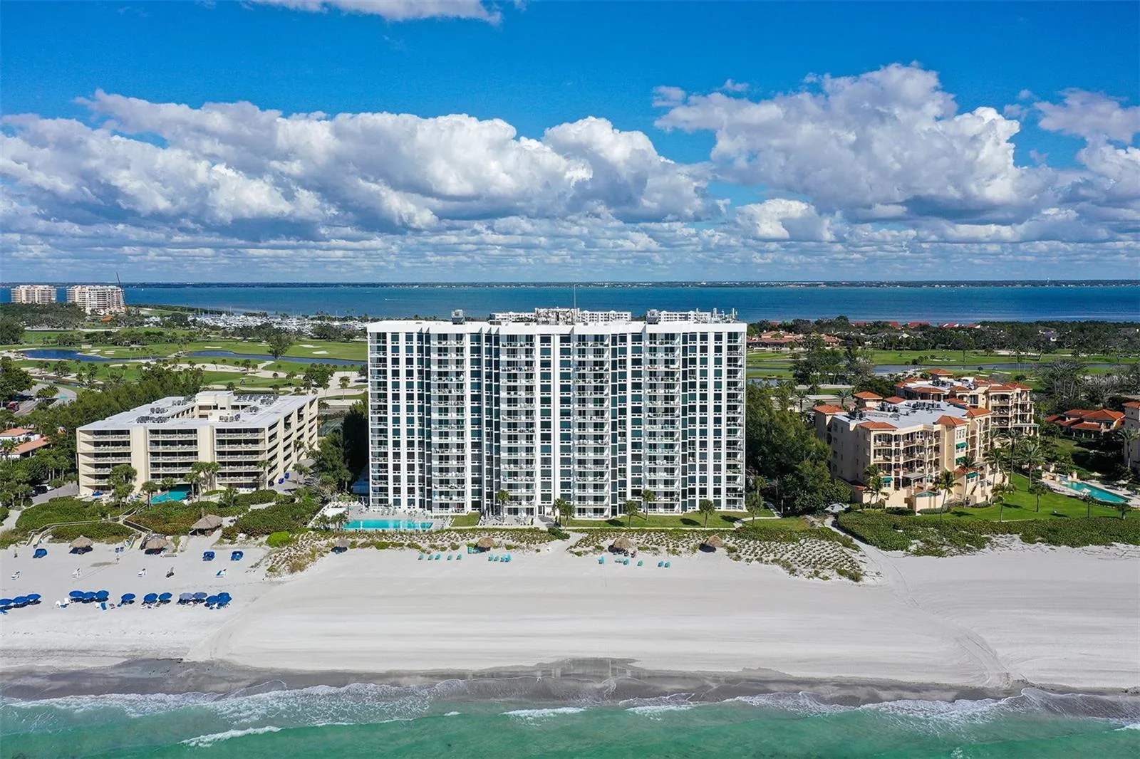 Walk right off your patio and it's less than 100 paces to go and enjoy your private beach. Situated on over 300' of Direct and Unobstructed Beach and Gulf frontage on gorgeous Longboat Key!