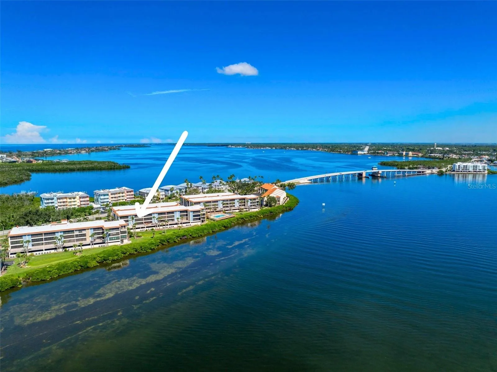 Sandpiper Key Condominiums - a prime location with sweeping views of Lemon Bay.