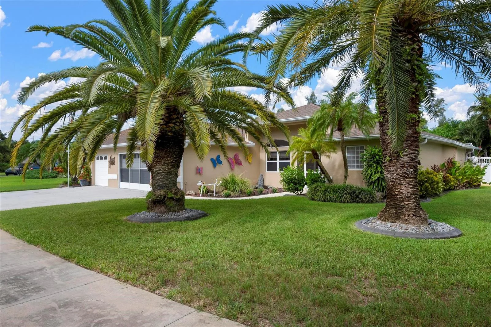 Rare three car garage.