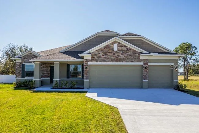 Model home - actual lot & features may vary.