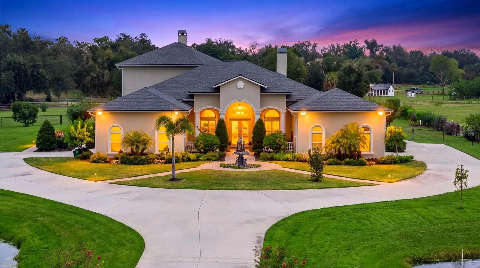 Twilight view of 520 Rye Road NE